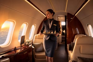 Corporate Flight Attendant Compensation 