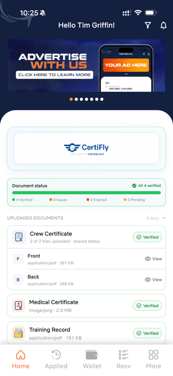 CertiFly by CrewBlast